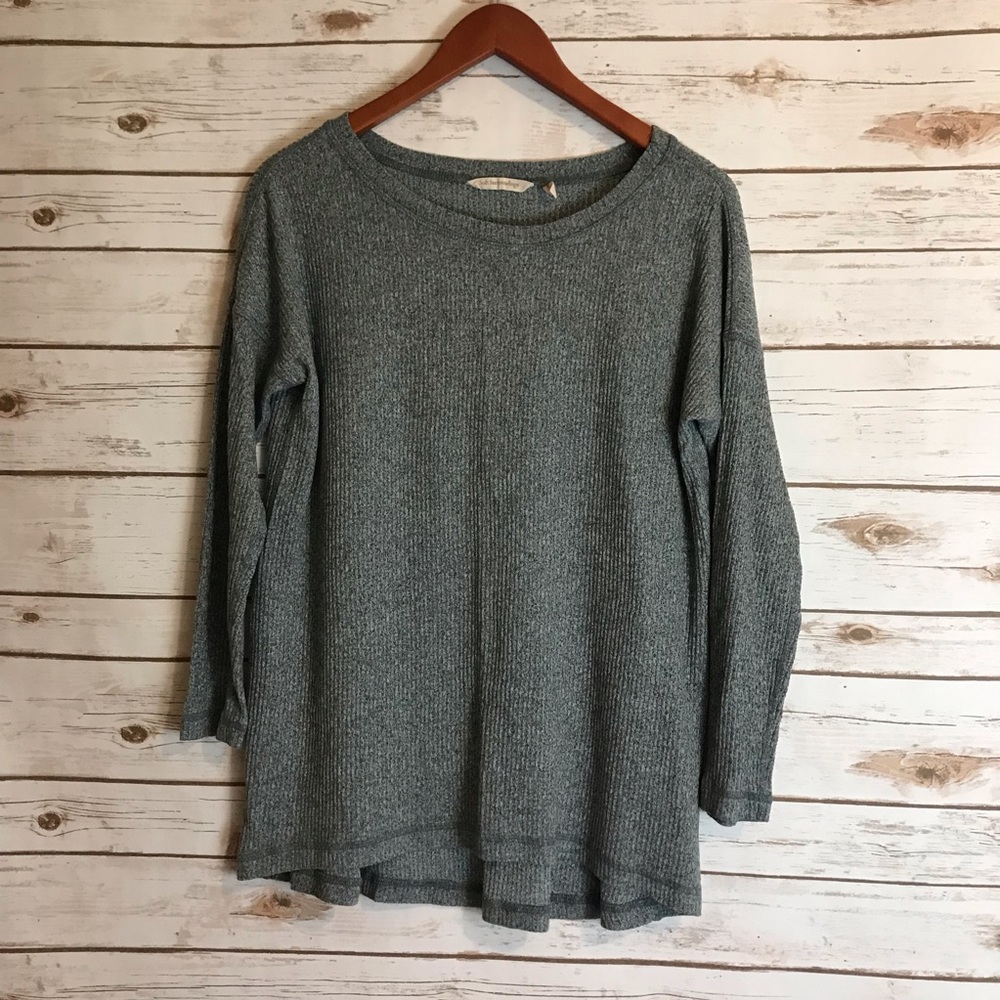 Soft Surroundings Softy Tunic ribbed sweater